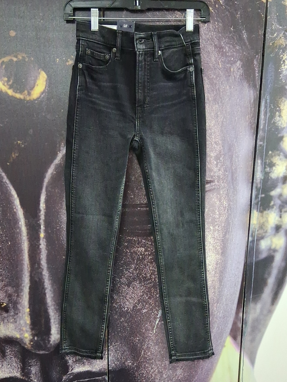 GAP High-Rise Black Skinny Jeans. SZ 23/000 NWT